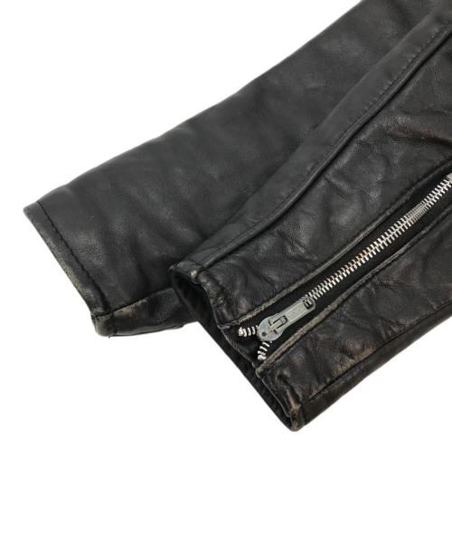 Schott（ショット）Schott (ショット) ダブルライダースジャケット ブラック サイズ:36の古着・服飾アイテム