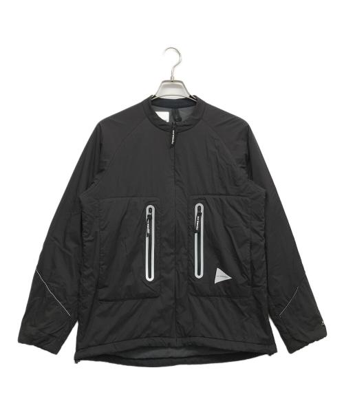 and wander（アンドワンダー）and wander (アンドワンダー) Alpha Jacketブルゾン ブラック サイズ:3の古着・服飾アイテム