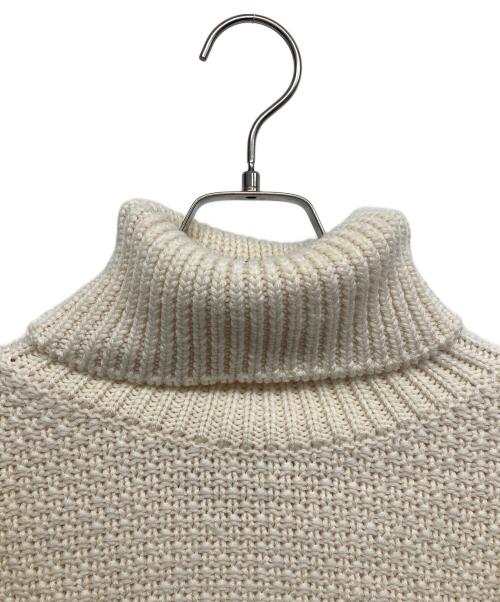 DOUBLE STANDARD CLOTHING（ダブルスタンダードクロージング）DOUBLE STANDARD CLOTHING (ダブルスタンダードクロージング) cashfeel フリンジデザインニット ホワイト サイズ:Fの古着・服飾アイテム