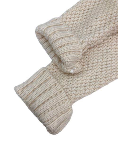 DOUBLE STANDARD CLOTHING（ダブルスタンダードクロージング）DOUBLE STANDARD CLOTHING (ダブルスタンダードクロージング) cashfeel フリンジデザインニット ホワイト サイズ:Fの古着・服飾アイテム