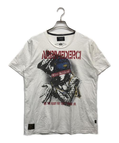 glamb（グラム）glamb (グラム) ジョジョの奇妙な冒険 (ジョジョノキミョウナボウケン) Tシャツ ホワイト サイズ:3の古着・服飾アイテム