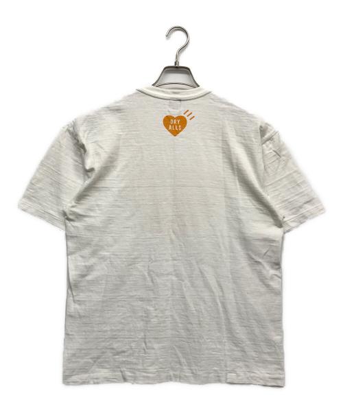 HUMAN MADE（ヒューマンメイド）HUMAN MADE (ヒューマンメイド) HEART T-SHIRT ホワイト サイズ:Lの古着・服飾アイテム