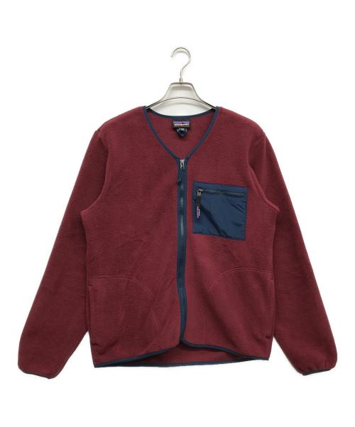 Patagonia（パタゴニア）Patagonia (パタゴニア) シンチラフリースカーディガン レッド サイズ:Mの古着・服飾アイテム