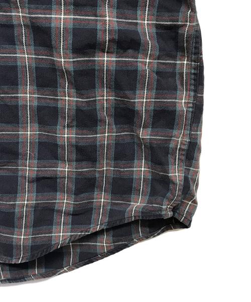 Eddie Bauer（エディーバウアー）Eddie Bauer (エディーバウアー) チェックシャツ ネイビー サイズ:Lの古着・服飾アイテム