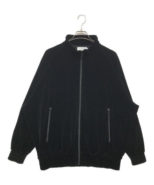 Graphpaper（グラフペーパー）Graphpaper (グラフペーパー) Compact Velour Track Jacket ブラック サイズ:1の古着・服飾アイテム
