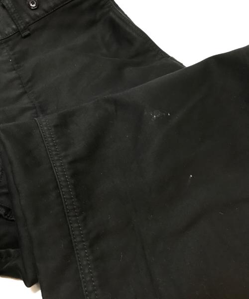 OUTIL（ウティ）OUTIL (ウティ) シンチバックモールスキンパンツ ブラックの古着・服飾アイテム