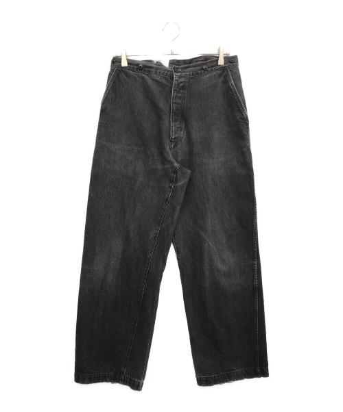 COMOLI（コモリ）COMOLI (コモリ) デニムオーバーパンツ ブラック サイズ:2の古着・服飾アイテム