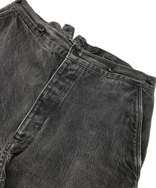 COMOLI（コモリ）COMOLI (コモリ) デニムオーバーパンツ ブラック サイズ:2の古着・服飾アイテム