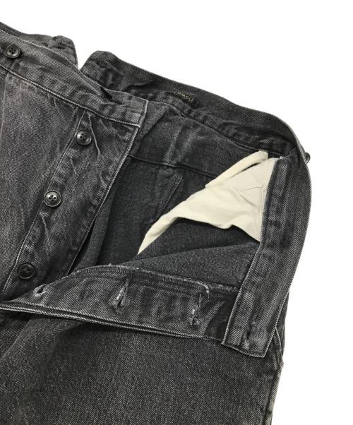 COMOLI（コモリ）COMOLI (コモリ) デニムオーバーパンツ ブラック サイズ:2の古着・服飾アイテム