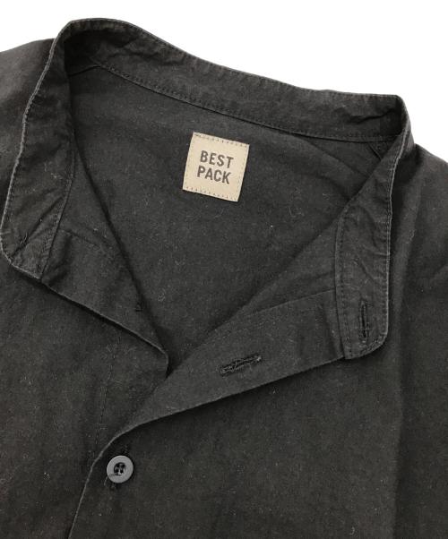 BEST PACK（ベストパック）BEST PACK (ベストパック) ドローコードシャツ ブラック サイズ:3の古着・服飾アイテム