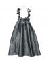 Bibiy.（ビビィ）の古着「MIMI RIBBON SKIRT DARK GRAY」｜シルバー