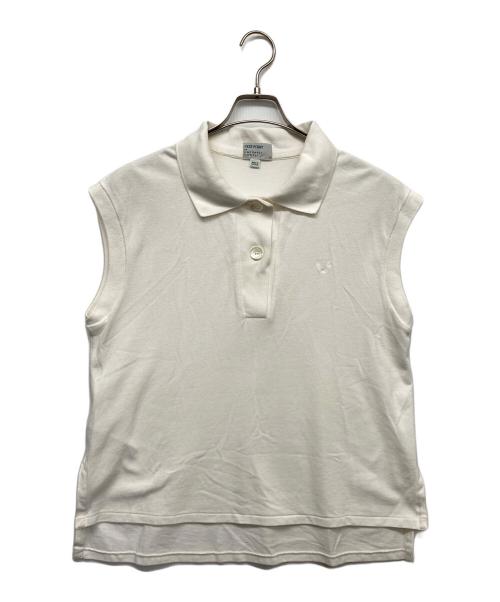 FRED PERRY（フレッドペリー）FRED PERRY (フレッドペリー) MARGARET HOWELL (マーガレットハウエル) 別注 ポロシャツ ホワイト サイズ:12の古着・服飾アイテム