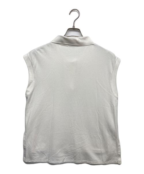 FRED PERRY（フレッドペリー）FRED PERRY (フレッドペリー) MARGARET HOWELL (マーガレットハウエル) 別注 ポロシャツ ホワイト サイズ:12の古着・服飾アイテム