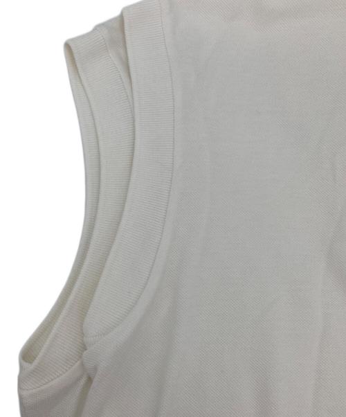 FRED PERRY（フレッドペリー）FRED PERRY (フレッドペリー) MARGARET HOWELL (マーガレットハウエル) 別注 ポロシャツ ホワイト サイズ:12の古着・服飾アイテム