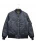 WACKO MARIA（ワコマリア）の古着「レオパード柄MA-1ジャケット」｜ネイビー