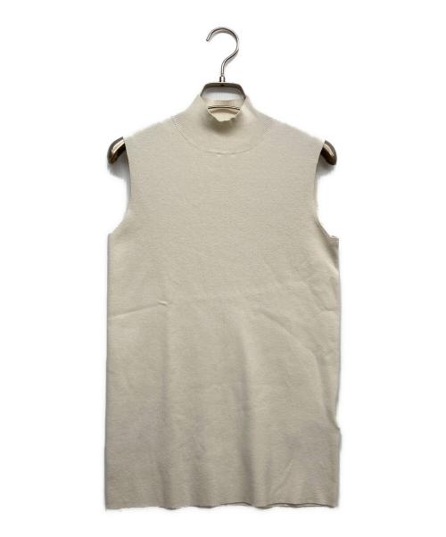 Mila Owen（ミラオーウェン）Mila Owen (ミラオーウェン) ノースリーブカットソー アイボリーの古着・服飾アイテム