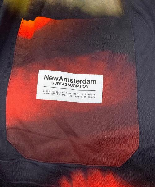 New Amsterdam（ニューアムステルダム）New Amsterdam (ニューアムステルダム) 総柄ハーフパンツ ブラック サイズ:Lの古着・服飾アイテム
