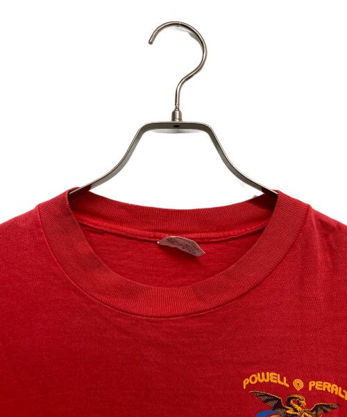powell peralta（パウエルペラルタ）POWELL PERALTA (パウエルペラルタ) 80`sドラゴンプリントTシャツ レッド サイズ:Mの古着・服飾アイテム