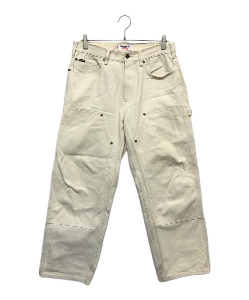 SUPREME（シュプリーム）Supreme (シュプリーム) Timberland (ティンバーランド) ダブルニーパンツ ホワイト サイズ:32の古着・服飾アイテム