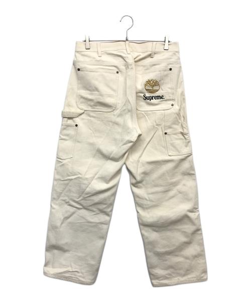 SUPREME（シュプリーム）Supreme (シュプリーム) Timberland (ティンバーランド) ダブルニーパンツ ホワイト サイズ:32の古着・服飾アイテム