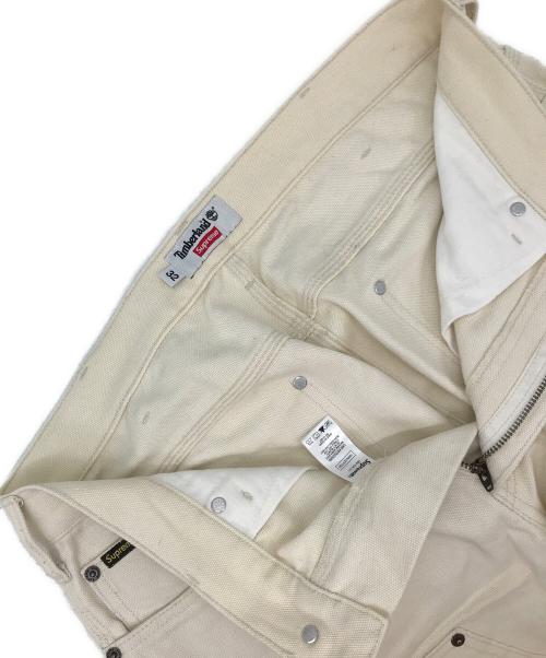 SUPREME（シュプリーム）Supreme (シュプリーム) Timberland (ティンバーランド) ダブルニーパンツ ホワイト サイズ:32の古着・服飾アイテム