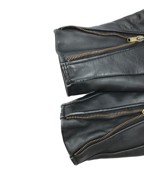 Schott（ショット）Schott (ショット) ダブルライダースジャケット ブラック サイズ:36の古着・服飾アイテム