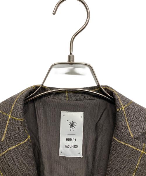 MIHARA YASUHIRO（ミハラヤスヒロ）MIHARA YASUHIRO (ミハラヤスヒロ) チェスターコート グレー サイズ:38の古着・服飾アイテム