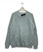 MARC JACOBSマークジェイコブズ）の古着「モヘヤ混ローゲージニット」｜スカイブルー