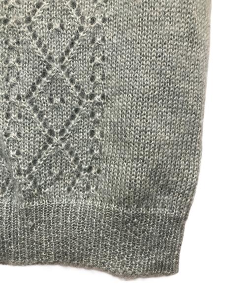 MARC JACOBS（マークジェイコブズ）MARC JACOBS (マーク ジェイコブス) モヘヤ混ローゲージニット スカイブルー サイズ:Lの古着・服飾アイテム