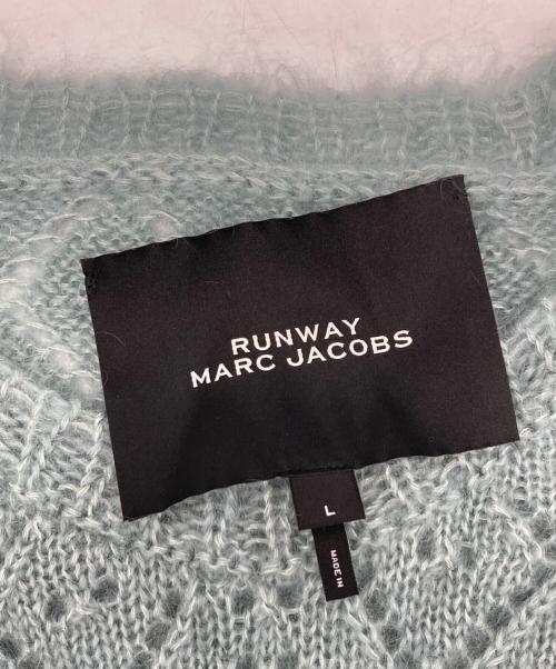 MARC JACOBS（マークジェイコブズ）MARC JACOBS (マーク ジェイコブス) モヘヤ混ローゲージニット スカイブルー サイズ:Lの古着・服飾アイテム