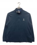 POLO RALPH LAUREN×YANKEESポロ・ラルフローレン×ヤンキース）の古着「ハーフジップスウェット」｜ネイビー