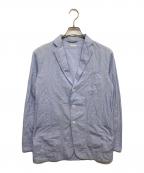 COMOLIコモリ）の古着「シャツテーラードジャケット」｜ブルー