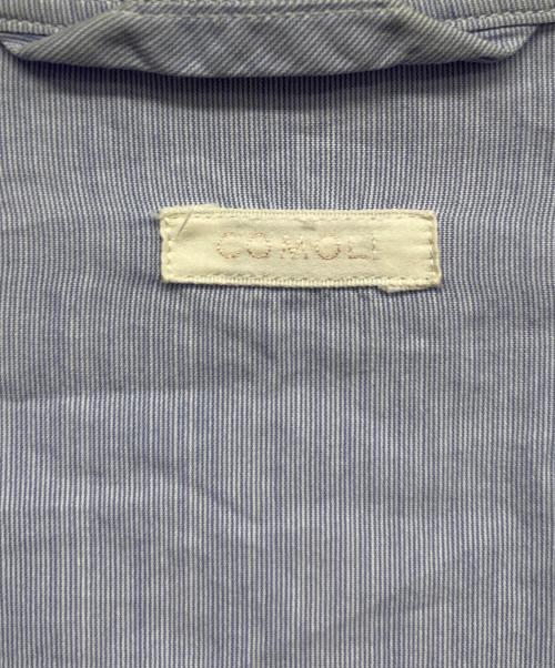 COMOLI（コモリ）COMOLI (コモリ) シャツテーラードジャケット ブルー サイズ:2の古着・服飾アイテム