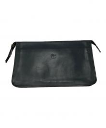 IL BISONTE（イル ビゾンテ）の古着「クラッチバッグ」｜ブラック