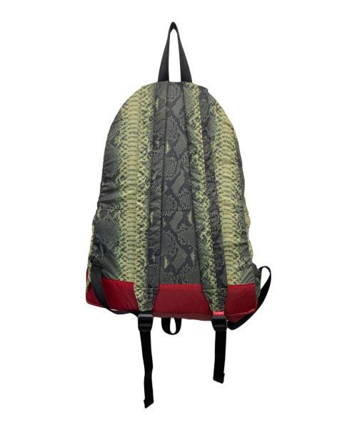 SUPREME（シュプリーム）Supreme (シュプリーム) THE NORTH FACE (ザ ノース フェイス) Snakeskin Lightweight Day Pack グリーンの古着・服飾アイテム