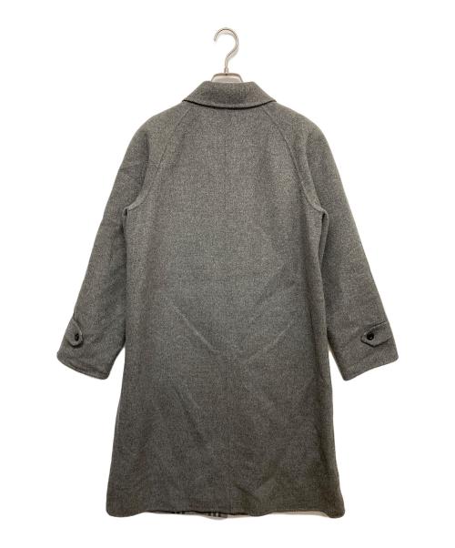BURBERRY LONDON（バーバリーロンドン）BURBERRY LONDON (バーバリーロンドン) カシミヤブレンドコート グレー サイズ:9の古着・服飾アイテム