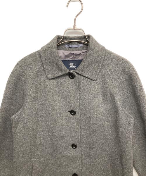 BURBERRY LONDON（バーバリーロンドン）BURBERRY LONDON (バーバリーロンドン) カシミヤブレンドコート グレー サイズ:9の古着・服飾アイテム