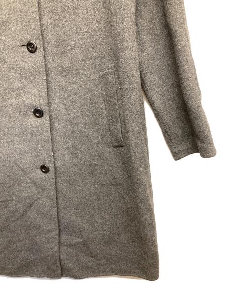BURBERRY LONDON（バーバリーロンドン）BURBERRY LONDON (バーバリーロンドン) カシミヤブレンドコート グレー サイズ:9の古着・服飾アイテム