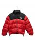 THE NORTH FACE（ザ ノース フェイス）の古着「ヌプシダウンジャケット」｜レッド