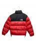 THE NORTH FACE (ザ ノース フェイス) ヌプシダウンジャケット レッド サイズ:S：13000円