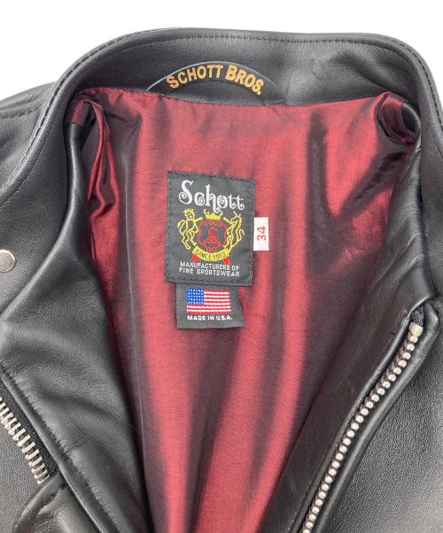 Schott（ショット）Schott (ショット) 641XX 60'S SINGLE RIDERS ブラック サイズ:34の古着・服飾アイテム