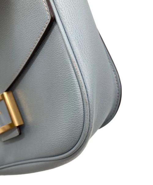 Kate Spade（ケイトスペード）Kate Spade (ケイトスペード) フラップチェーンクロスボディバッグ ブルーの古着・服飾アイテム