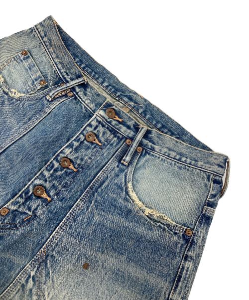 SUGARHILL（シュガーヒル）SUGARHILL (シュガーヒル) UNUSED (アンユーズド) FADED DOUBLE KNEE DENIM PANTS インディゴ サイズ:32の古着・服飾アイテム