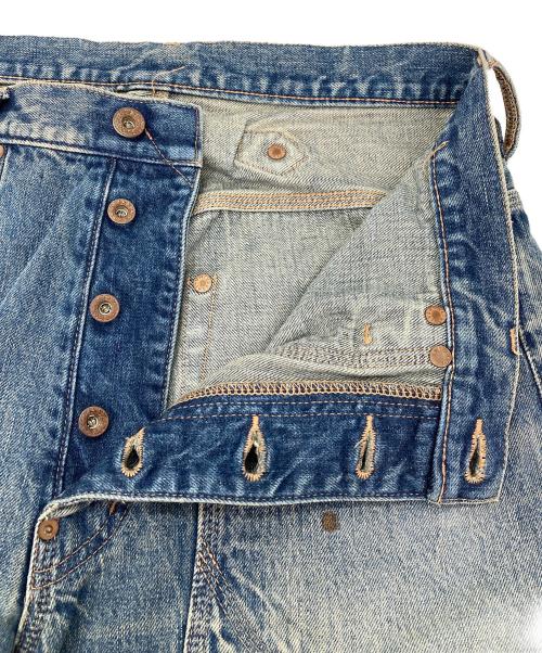 SUGARHILL（シュガーヒル）SUGARHILL (シュガーヒル) UNUSED (アンユーズド) FADED DOUBLE KNEE DENIM PANTS インディゴ サイズ:32の古着・服飾アイテム