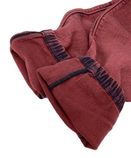 DIESEL（ディーゼル）DIESEL (ディーゼル) ジョグトラックデニムパンツ レッド サイズ:Sの古着・服飾アイテム