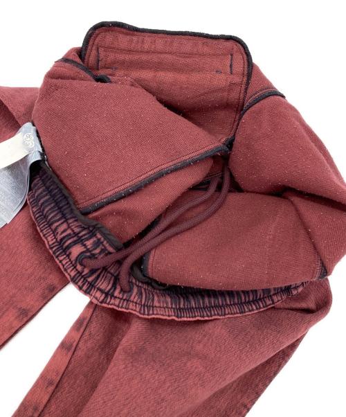 DIESEL（ディーゼル）DIESEL (ディーゼル) ジョグトラックデニムパンツ レッド サイズ:Sの古着・服飾アイテム