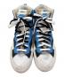 中古・古着 NIKE (ナイキ) sacai (サカイ) BLAZER MID ブルー×ホワイト サイズ:26.5：9000円