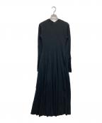 GALLARDA GALANTEガリャルダガランテ）の古着「サーマルフレアワンピース」｜ブラック