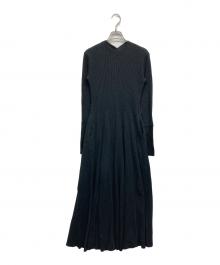 GALLARDA GALANTE（ガリャルダガランテ）の古着「サーマルフレアワンピース」｜ブラック