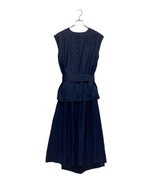 MOGA（モガ）MOGA (モガ) ジレワンピース ネイビー サイズ:3の古着・服飾アイテム